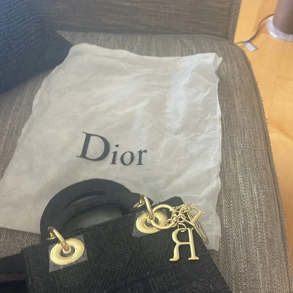 Dior Mini Bag in Black with Gold Details - Picture 14 of 14